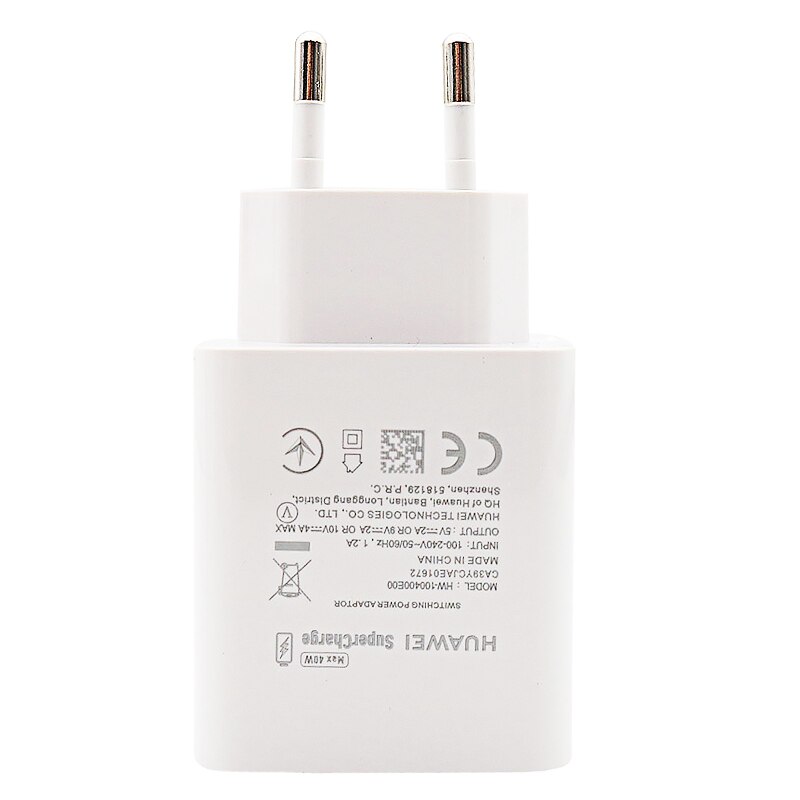 Oryginalna szybka ładowarka HUAWEI 40W 22.5W Supercharge typ C kabel do HUAWEI P30 P40 P10 P20 Pro lite Mate 9 10 Pro Mate 20 V20