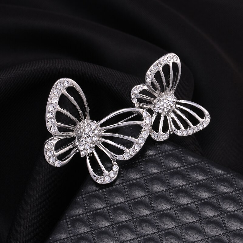 baiduqiandu Pearl & Crystal Booches Pin Charming Bow Butterfly Flower Guitar Women Wedding Bouquet Clothing Dress Accessories