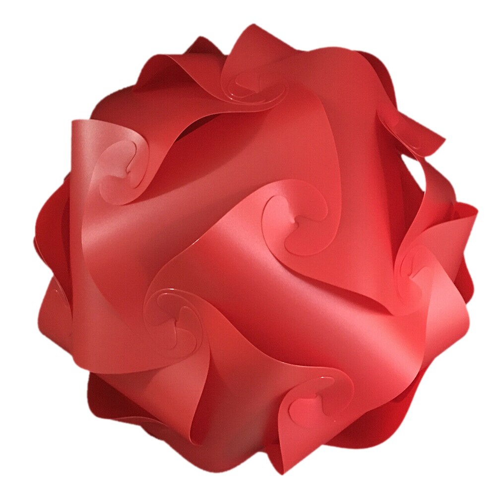 4 colores DIY Tulipa Color esférico Tulipa accesorios de iluminación DIY puzle Tulipa accesorios de iluminación