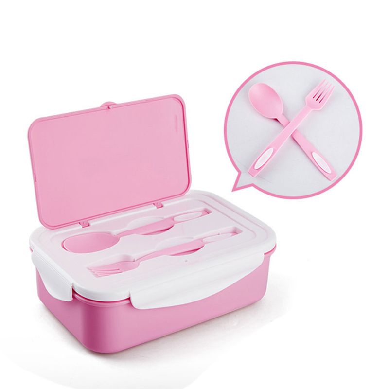 Fiambrera hermética a prueba de fugas, contenedor de comida seguro para microondas, caja de Cassette de comida Bento sellada portátil
