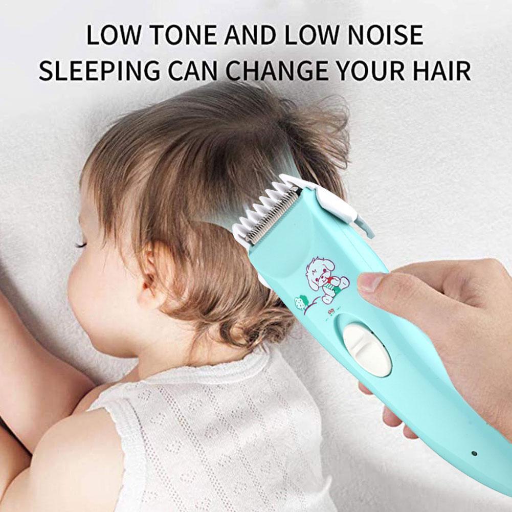 Bébé tondeuse à cheveux électrique tondeuse à cheveux USB bébé rasoir Rechargeable coupe enfants décapant cheveux coupe bruit enfant faible Cu Y7Q0