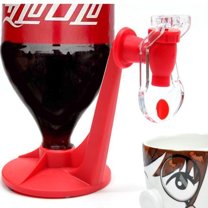 Nyhet sparer brus dispenser flaske cola opp ned drikkevann dispenser maskin bryter til duppeditt fest hjemme bar