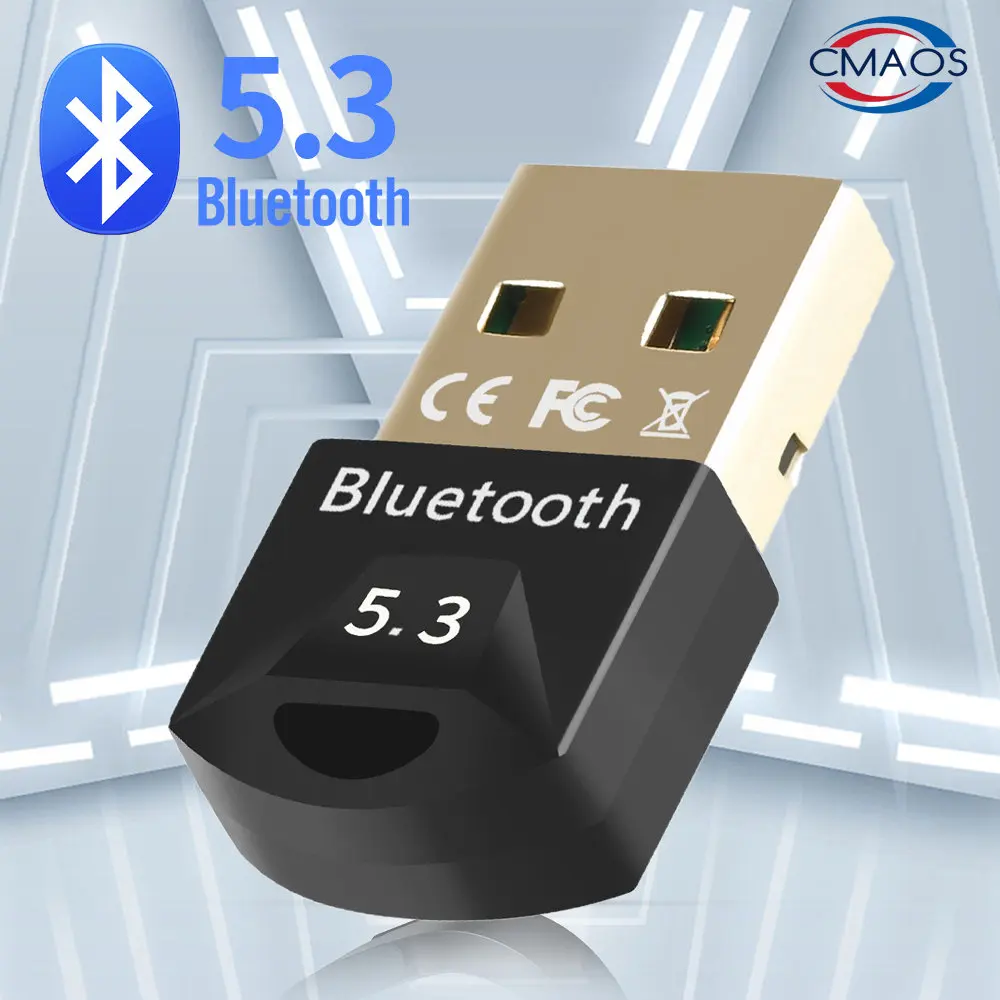 Adaptador Bluetooth para Pc, Dongle Usb Bluetooth 5,3, receptor Bluetooth 5,0 para altavoz, ratón, teclado, transmisor de Audio y música