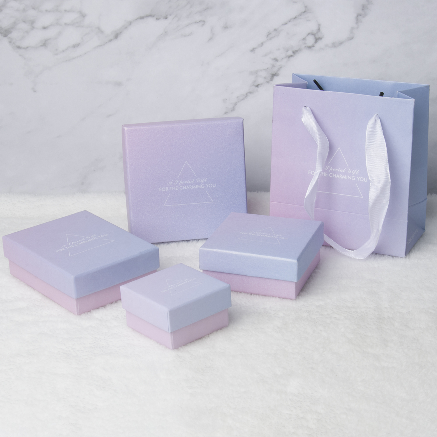 Joyero de papel, cajas de cartón para pulseras, anillos, de joyería, embalaje de exhibición, caja de embalaje de almacenamiento
