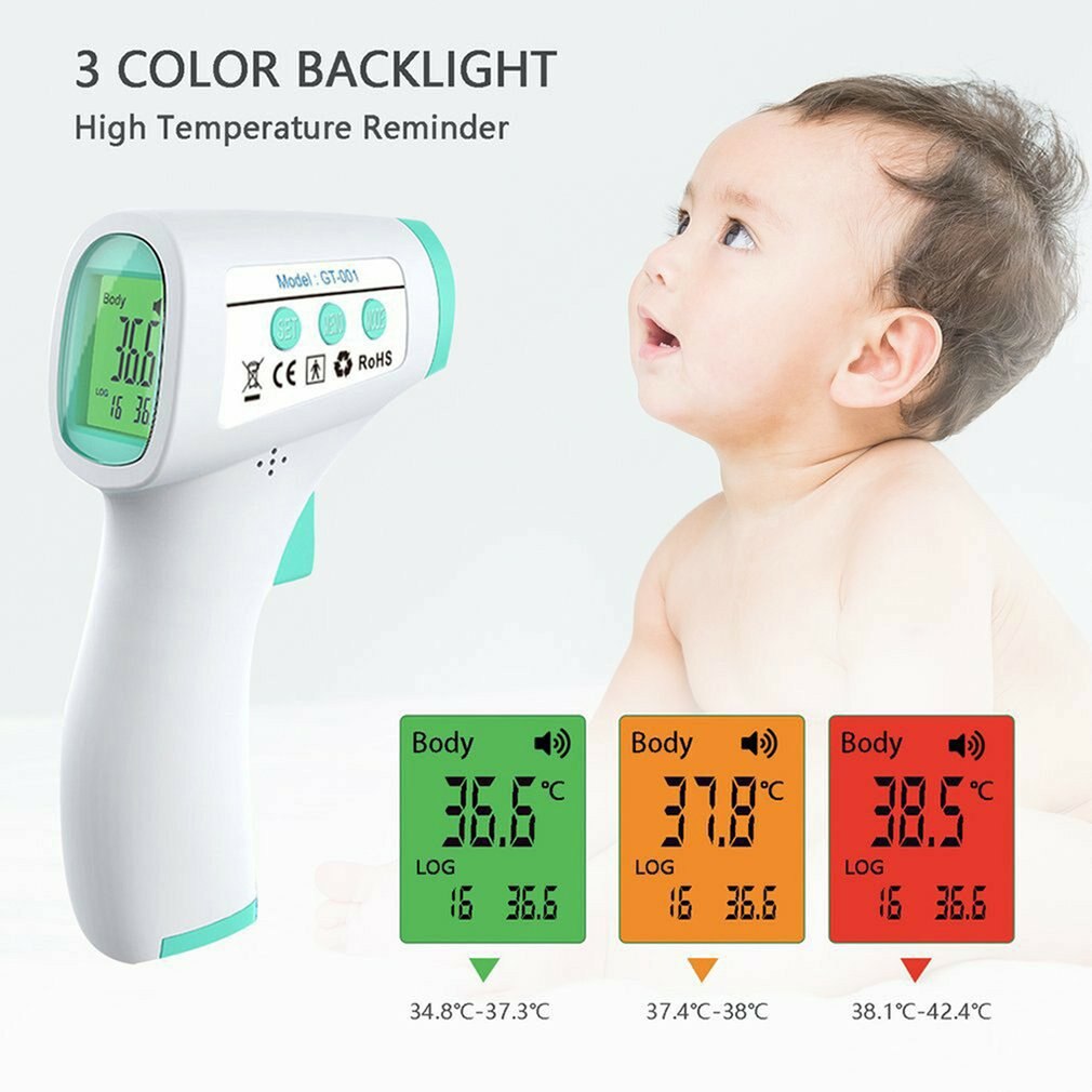 Universial Household Hand Held Infrared Forehead Thermometer Without