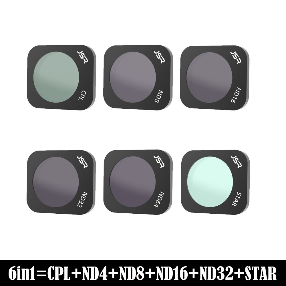 Lens Filter Voor Hubsan Zino Mini Pro Camera Mcuv Cpl Nd 8 16 32 64 Night Star Filter Lens Voor husban Zino Mini Pro: 6IN1