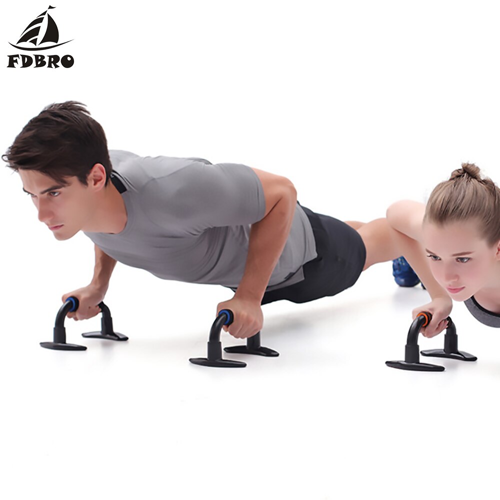 Power Fitness Chest Abdominal Muscle Training Home Gym Workout Equipment Body Building Push Up Stand Bar Skid-Resistant Exercise