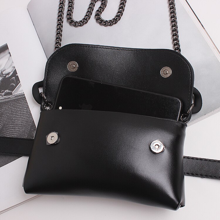 Taille Tasche Gürtel Taschen in Schwarz Farbe Ketten für Frauen