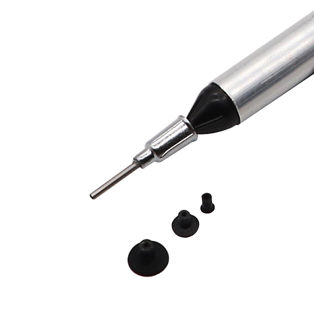 IC SMD Vacuum Sucking Suction Pen Remover Sucker Pump IC SMD Tweezer Pick Up Tool Solder Desoldering with 3 Suction Headers