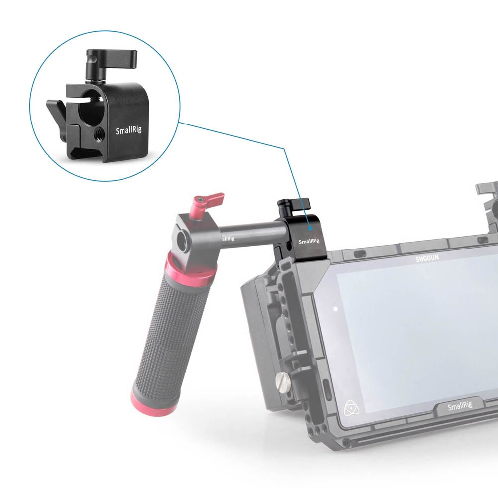 SmallRig SWAT Nato Rail with 15mm Rod Clamp Aluminum Camera Rig Quick Release for Monitor viewfinder attach 1254