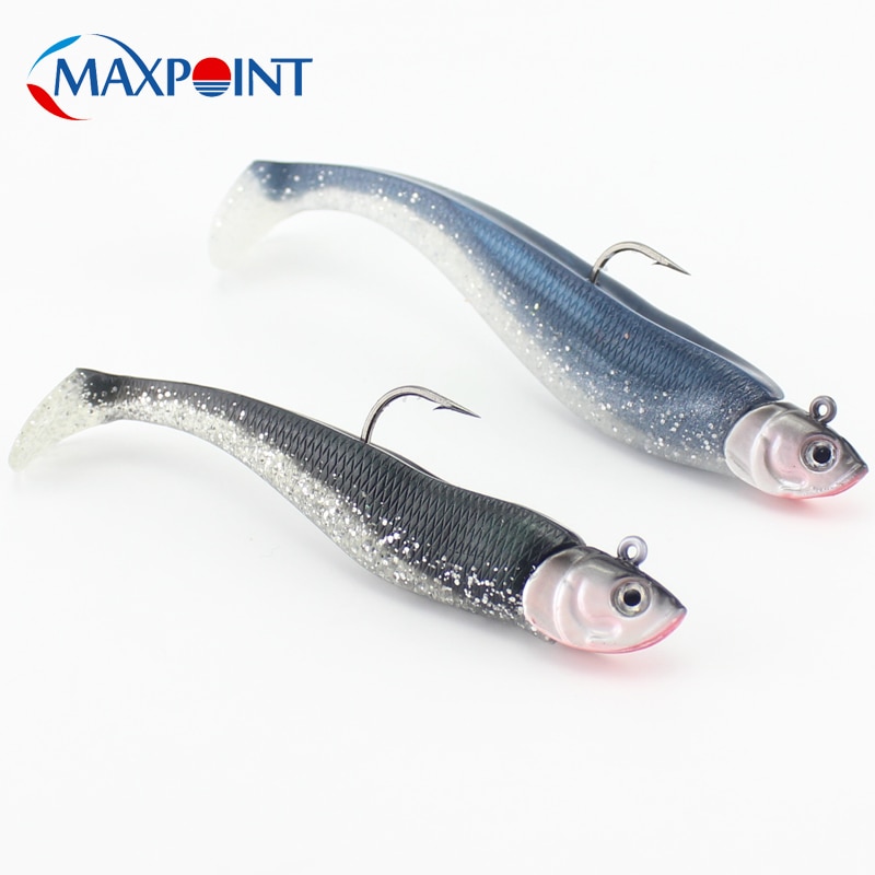 26g Lead Jig Head Saltwater Fishing Hooks for Swimbait Jiggs Lures 2pcs/pk Zander Pollock Jigging Fishing Bait