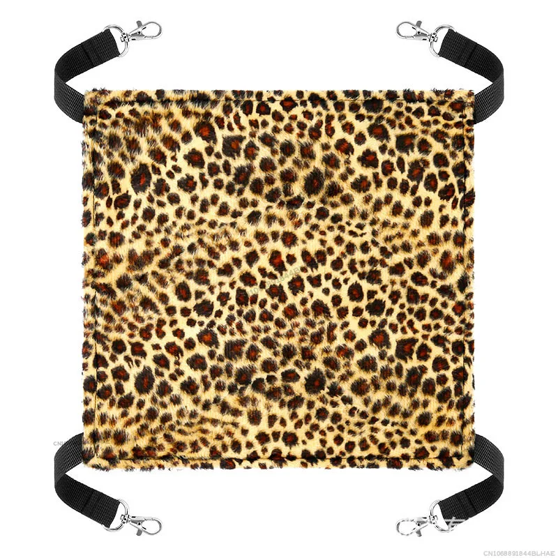 Hamaca de lona para gatos, camas para hámster, cama colgante de doble cara, columpio para mascotas, hámster, ardilla, conejo, descanso, suministros para dormir: S / Amarillo claro