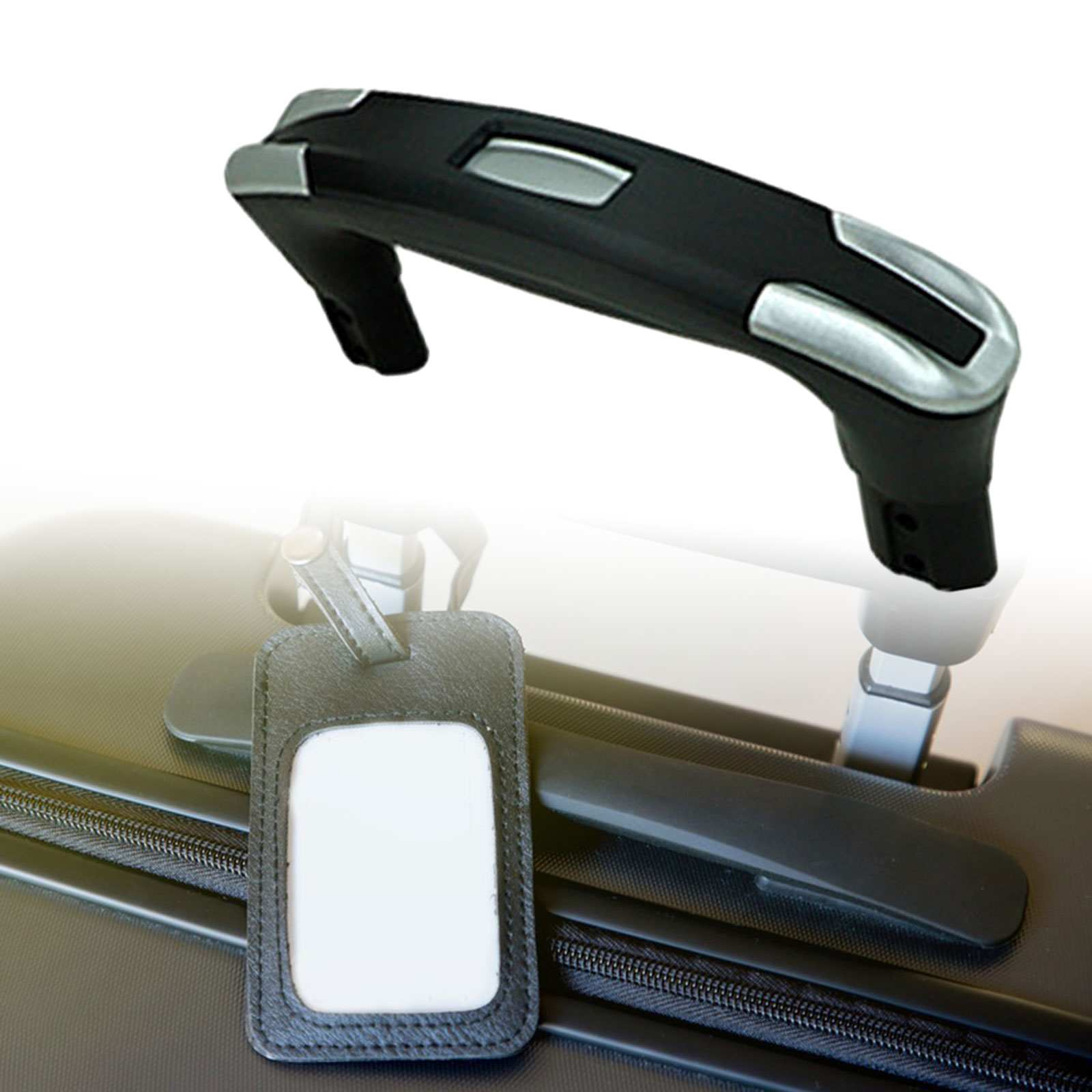 Vervanging van bagagehandvat Rolbagage Eenvoudige installatie Antislip koffer Trekgreep voor telescopisch handvat 15,8 cm