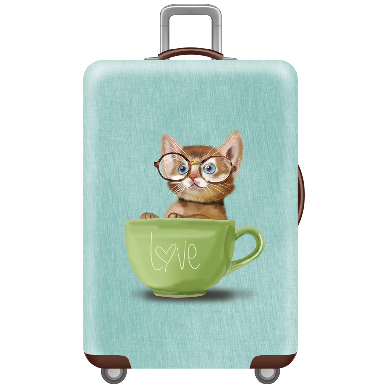 Cartoon Bagage Case Cover, Reizen Accessoires Voor 18-32 Inch Koffers, Bagage Kofferbak Elastische Beschermhoes, trolley Stofkap