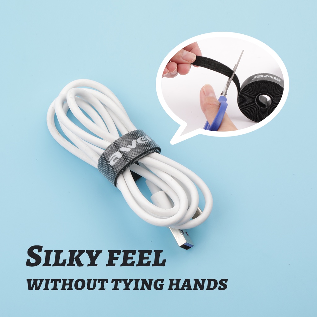 Kabel Winder Kabel Organizer Draad Banden Lijm Sluiting Tape Herbruikbare Bandjes Clip Draad Magic Tape Oplader Kabels Management