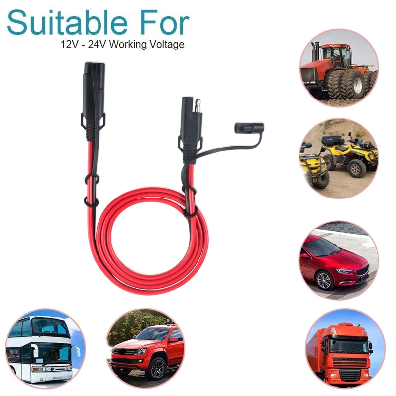 Sae Sae Power Automotive Extension Wire Harness Sae Connector Kabel Quick Disconnect 1M Connector Compatibel Met Auto