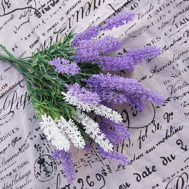 30 cm 7 vorken Lavendel Greenery planten kunstmatige bloem nep planten thuis bruiloft decoratie