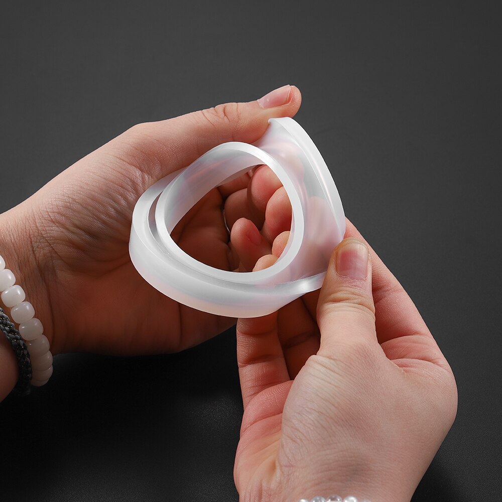 1 stuk siliconen hars epoxyhars mal armband gemengde ronde vorm maat diy handgemaakte sieraden maken gereedschap bevindingen accessoires