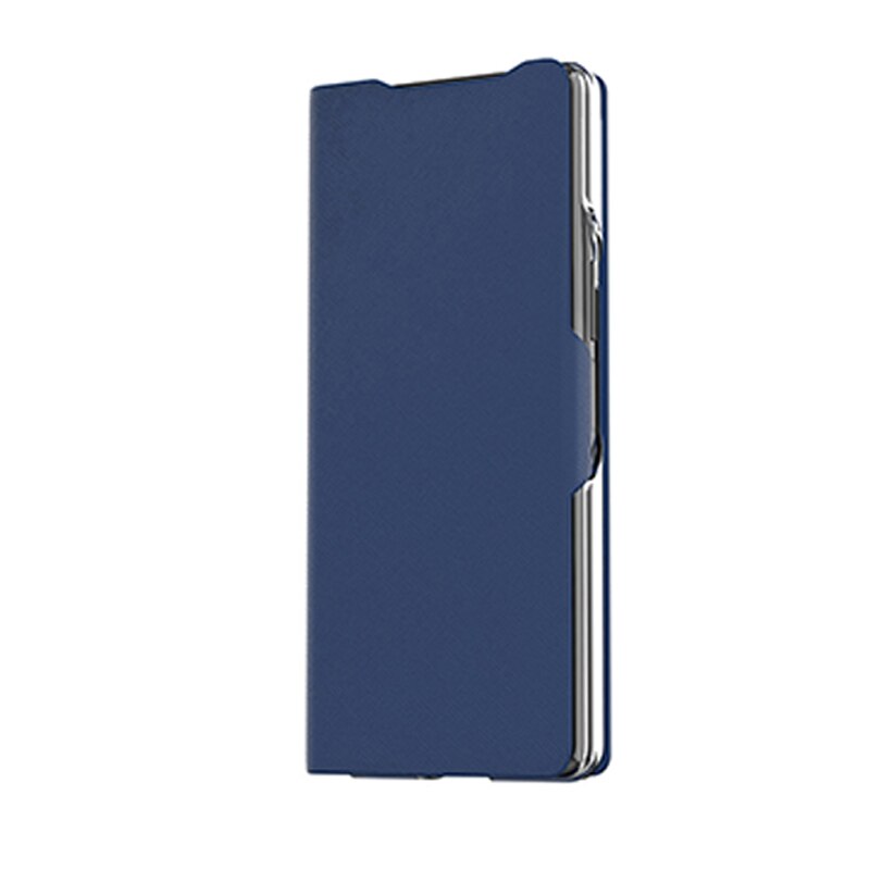 Galaxy Vouw 2 Case Case Voor Galaxy Z Fold2 5G Leather Flip Case Mobiele Telefoon Shell 2 Kleuren Optionele nieuwkomers: BL