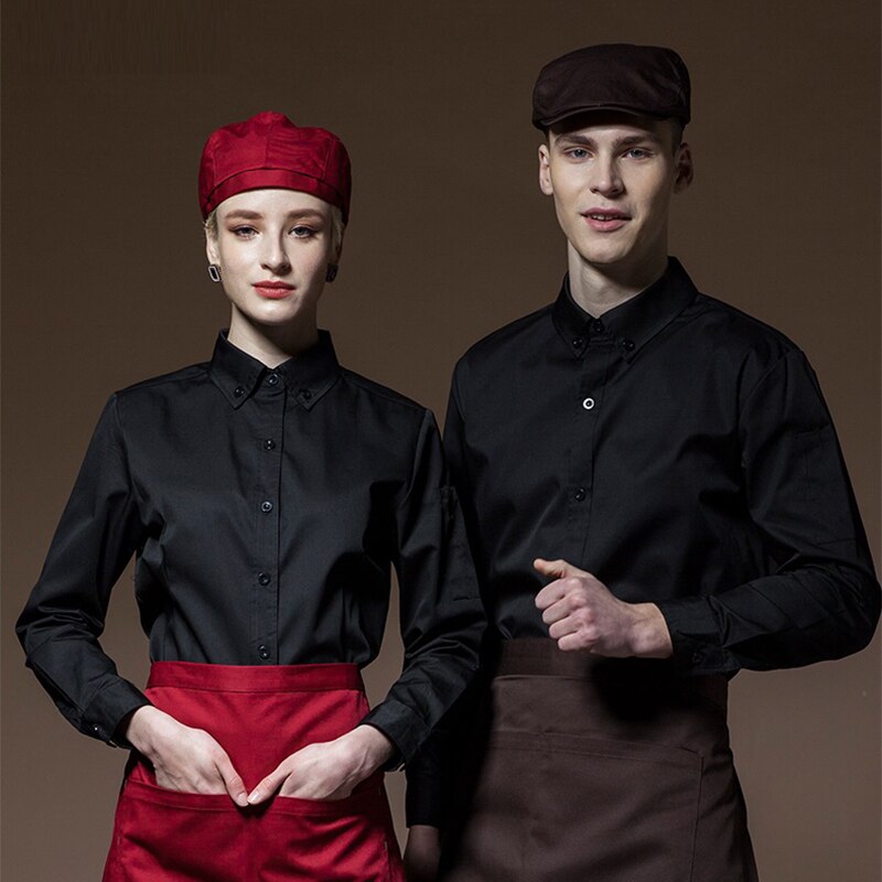 Casquette de travail pour homme, Chef, serveur et serveuse, chapeau béret, 4 couleurs, uniforme de travail, accessoire casquette S2, Restaurant, garde-manger et hôtel