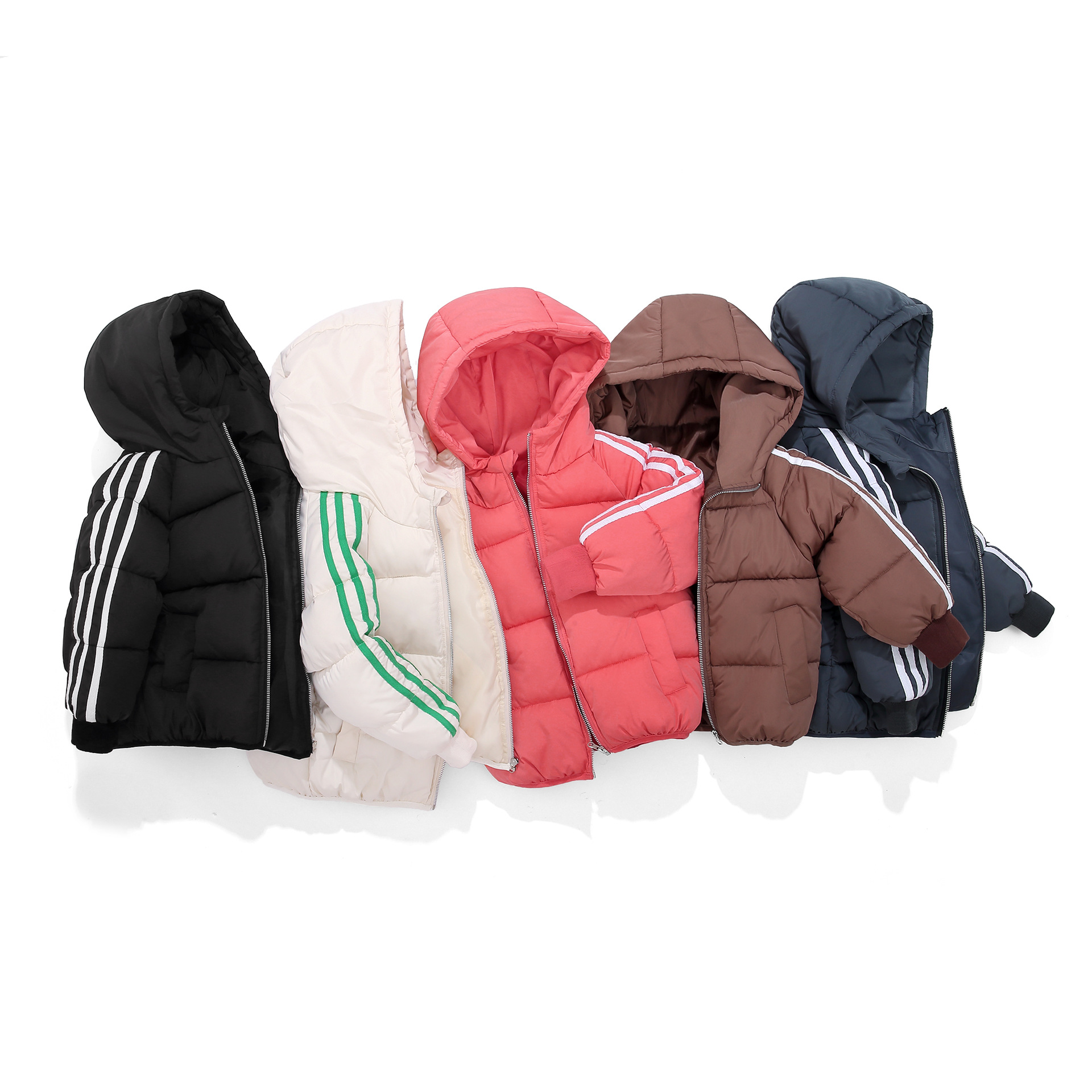 Baumwolle Mantel Winter neue männer und frauen Baby feste farbe dicke warme baumwolle kleidung
