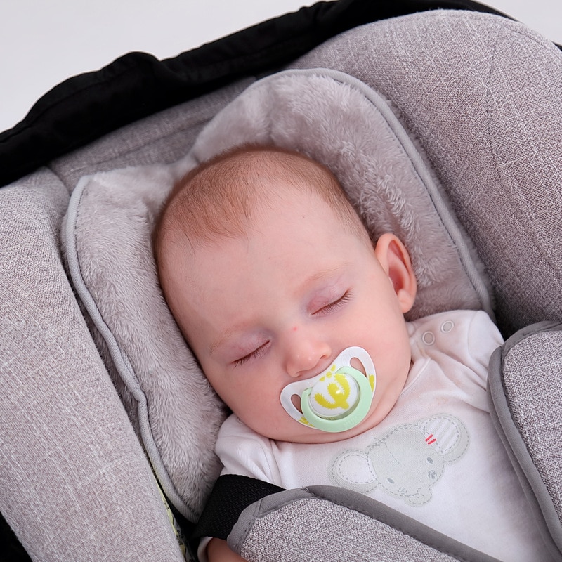 Baby klapvogn sovemåtte universal pasform aftagelig spædbarn krop pude ultra blød & åndbar baby seng klapvogn tæppe