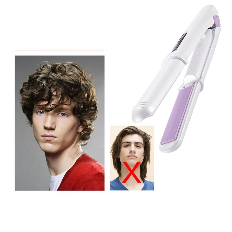 Mini Usb Cordless Hair Straightener with Power Bank System Travel Flat Irons Portable Wireless Straightening Hair Iron