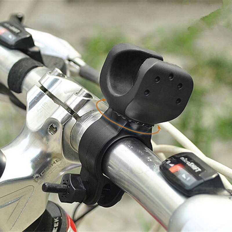 Universal Bike Flashlight LED Torch Mount Clip 360 Degree Rotation Cycling Clip Clamp Bicycle Light Holder RW
