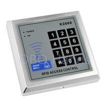 Door Access Control Keypad RFID ID Cards Proximity Reader with 10 Key Fobs for Home Offices Security System