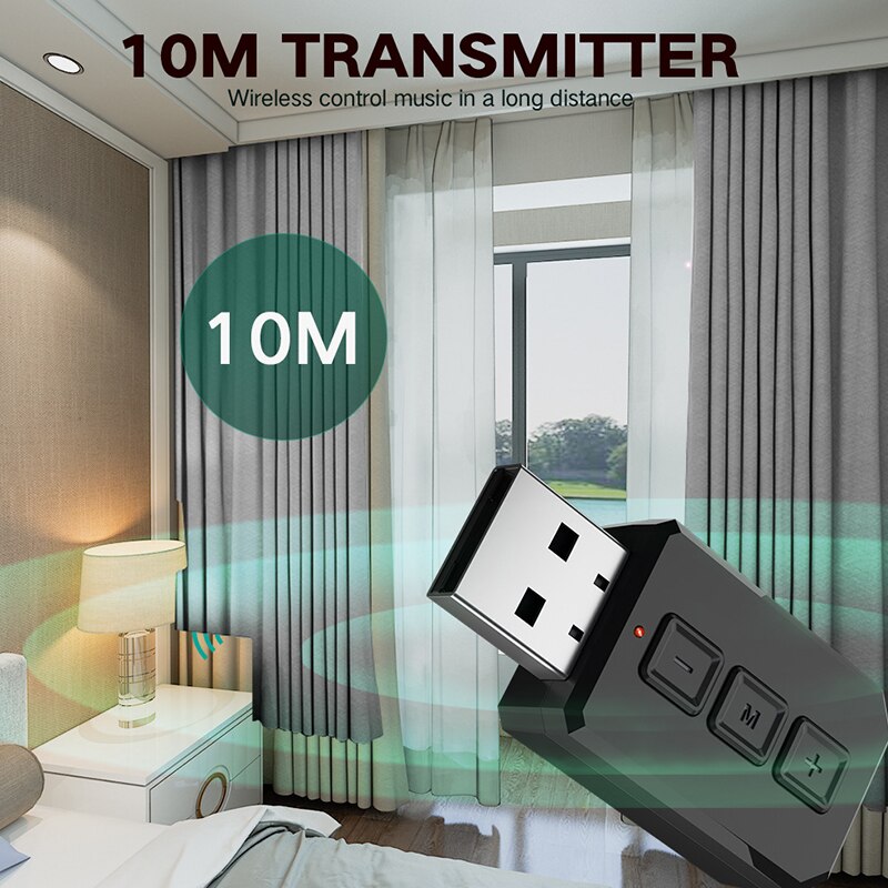 2-in 1 kabellose bluetooth-empfänger-sender-adapter, 5.0 klinkenbuchsen für autoradio (aux) 3.5mm  a2dp kopfhörerempfänger, freisprecheinrichtung