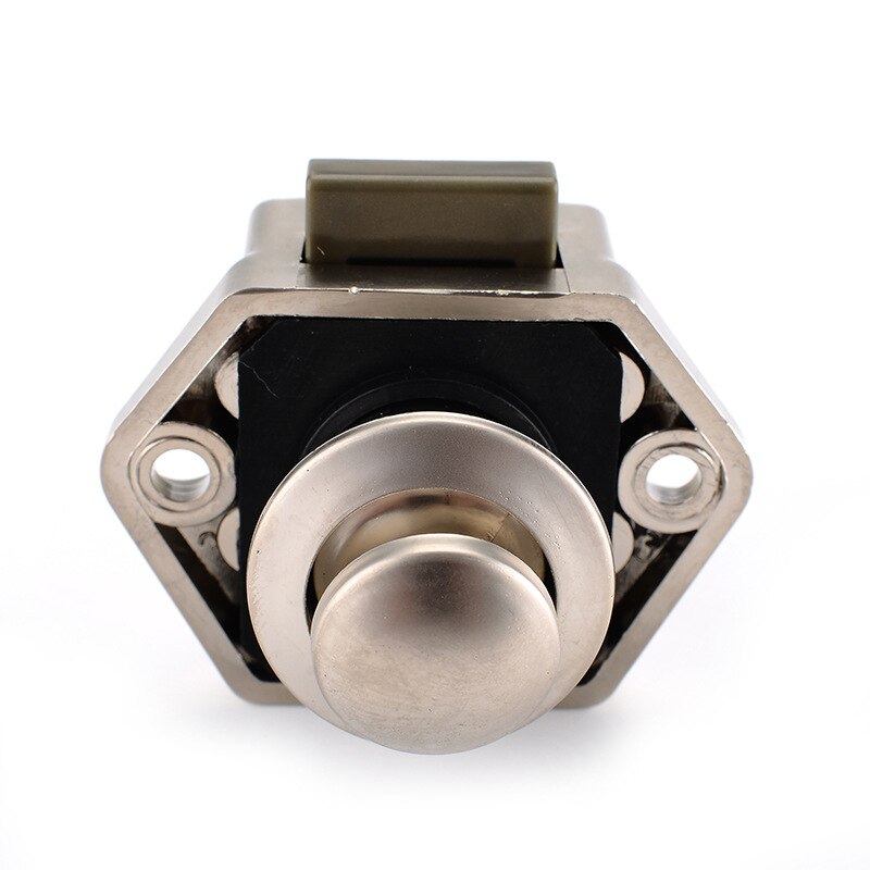 Zinc Alloy Push Button Latch for Cabinet Bedroom Dressing Table Drawer Keyless Handle Locks Home Renovation Hardware Supplies: B3
