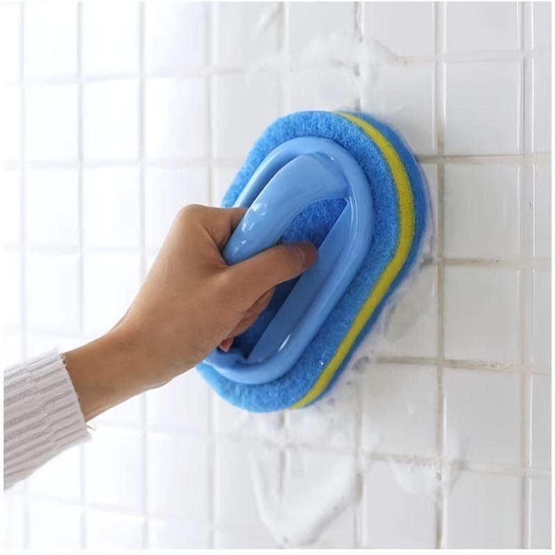 Schwamm reinigungs bürste mit Griff Badewanne Fliesen Bürste Küche Bad Reinigung Schwamm bürste Haushalts reinigungs mittel