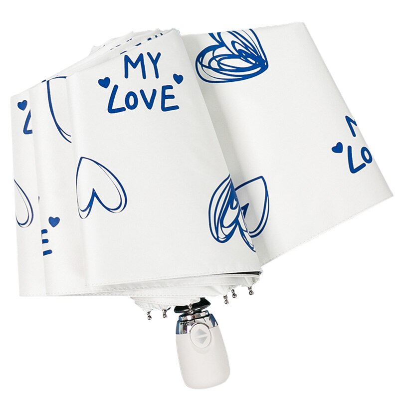 Wind Resistant Folding Automatic Umbrella Rain Women Windproof Umbrellas Rain Men Black Coating Paraguay Parasol Female umbrella