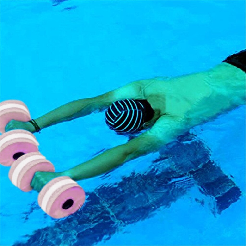 1 paire Aqua Fitness haltères mousse haltères main barres piscine résistance exercice pour piscine Fitness équipement