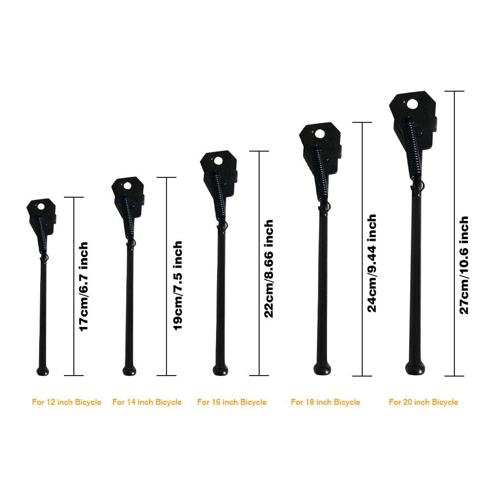 Bike Kickstand Children Bicycle Kickstand Single-Side Stand Folding Rear Mount Bicycle Stand for 12 14 16 18 20 inch Kids Bike