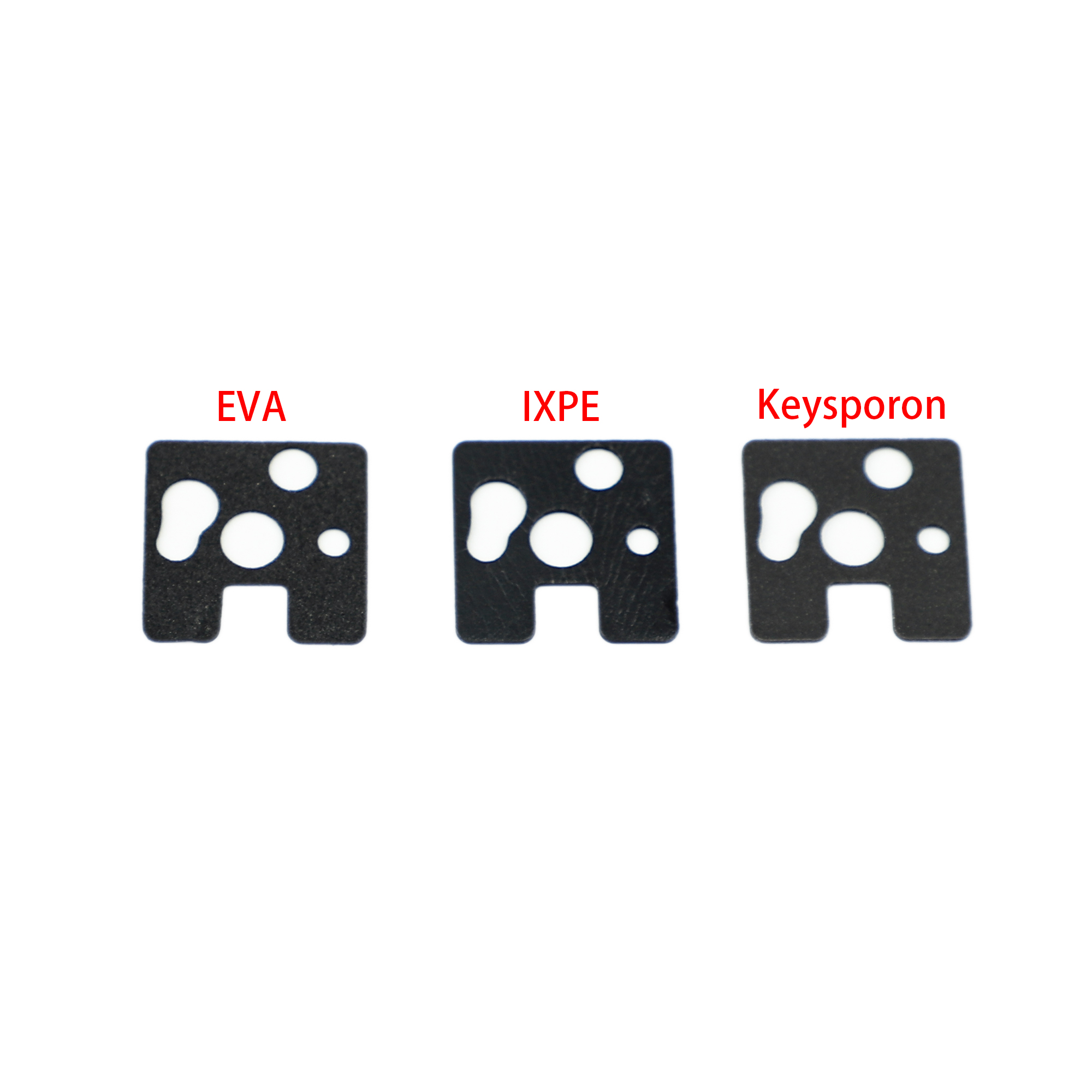 Ymdk 120- -pak pe eva poron switch pads switch buffer skum til hotswappable pcb loddet pcb