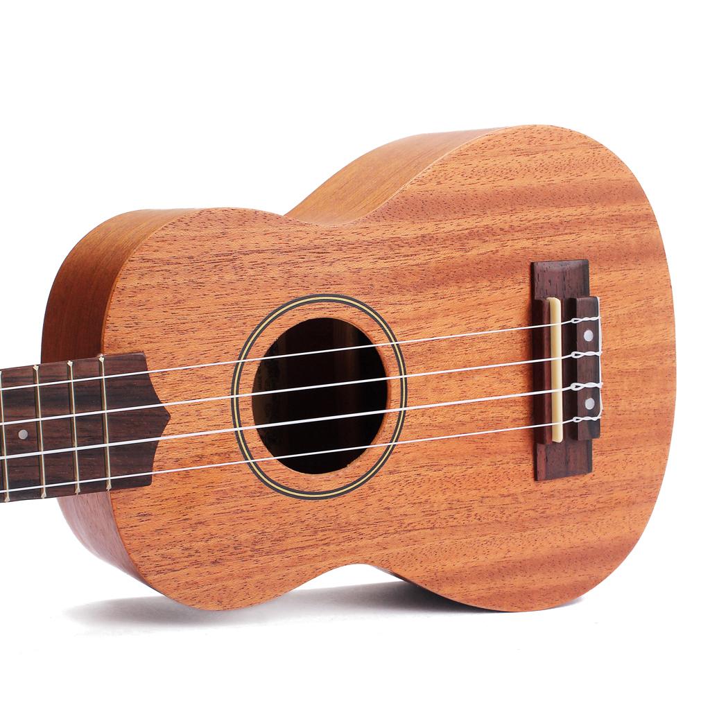 21 Inch Ukulele Mini Uke 15 Frets 4string Hawaiian Guitar Musical Instrument Brown