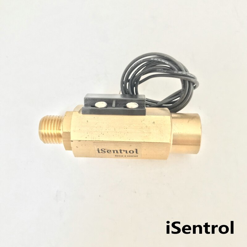 USM-FS41TC Normally open Circuit Magnetic Flow Switch 70W Max Load DC250V AC220V Max Reliable BSP G1/4" Male made of Brass