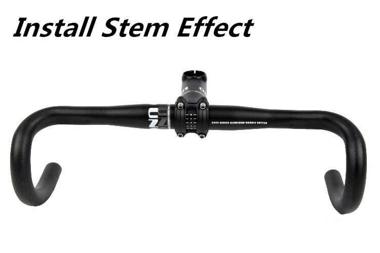 UNO CR12 Aluminium Alloy Road Bicycle Handlebar Matte Bar Red/White Logo 25.4/31.8*380/400/420/440mm Bike Parts