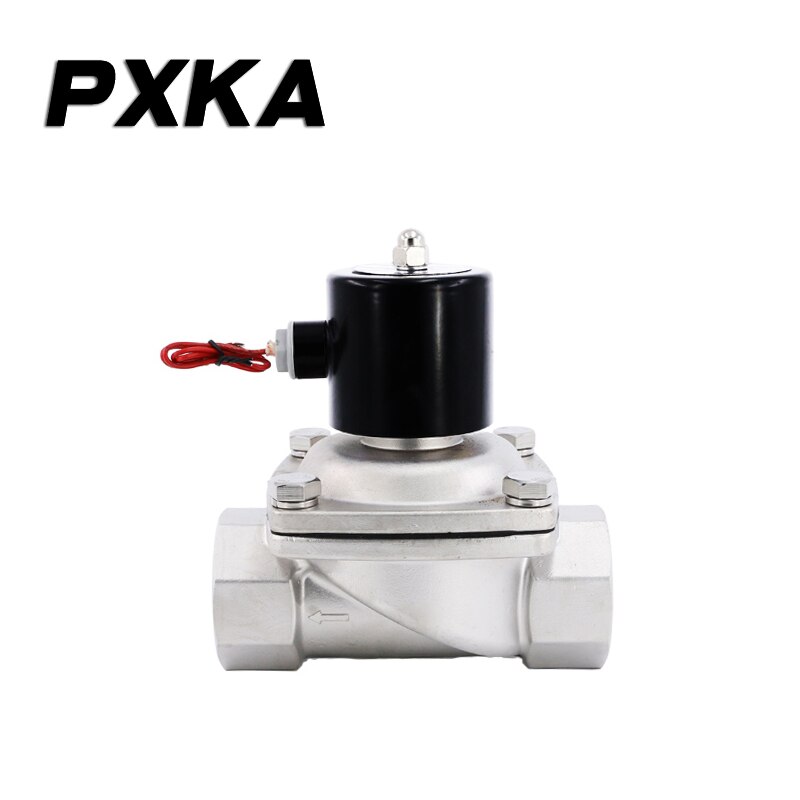 Solenoid Valve Stainless Steel Valve Switch Normally Closed 220v Water Pipe Electronic Valve Pneumatic Coil 24V
