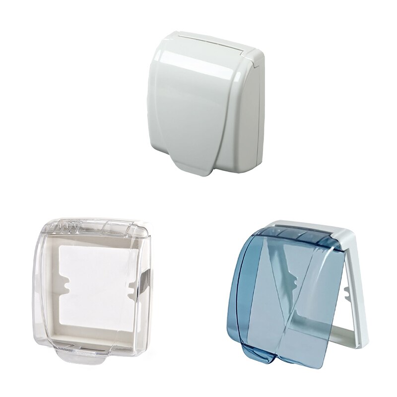 1 Pc Universal 86 Type Wall Socket Waterproof Box Plate Panel Switch Protection Cover Electrical Equipment