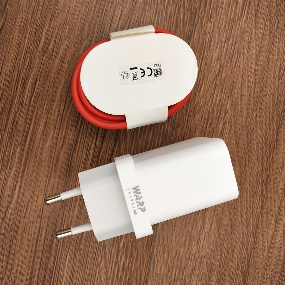 Oneplus 8 pro warp oplader usb 1m type-c kabel 5v 6a 30w dash hurtig vægopladning til en plus 1 + 7t 7 pro 6 6t 5 5t 3t