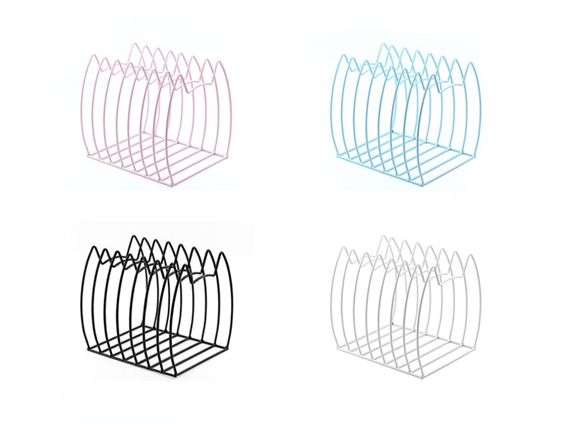 Porte-livre en métal avec chat, , Kawaii, pour magazines, livres, étagère de rangement de bureau