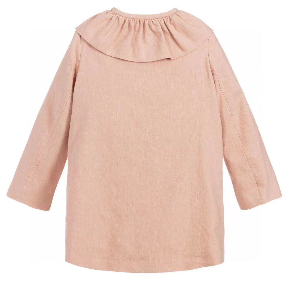 Försälja september höst vinter rosa jacka kappa outfits kläder överrock körsbärsmärke ytterkläder 2-12t