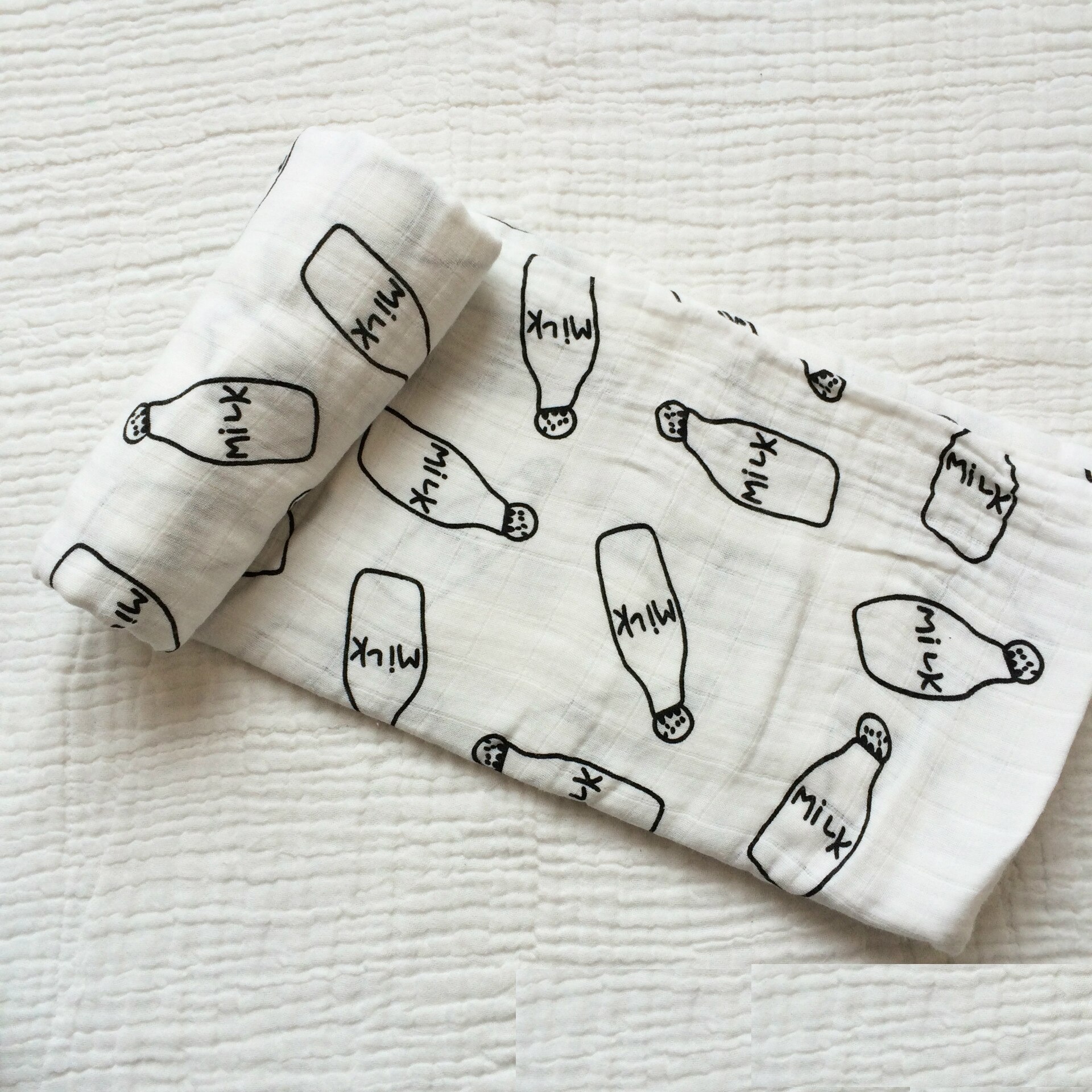 Mousseline Katoen Gaas Badhanddoek 2 Lagen Baby Handdoek Baby Inbakeren Handdoek Ins Explosies Winkelwagen Zetel Deken
