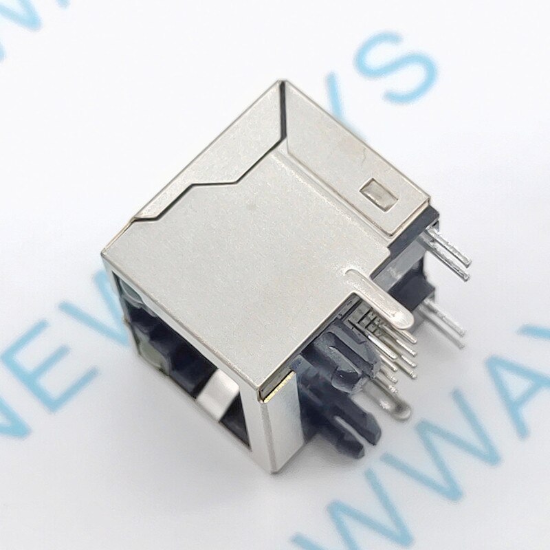 10Pcs/Lot All Copper Rj45 Socket With Lamp With 56Lamp Socket Network Socket 8P8C Shielding Socket