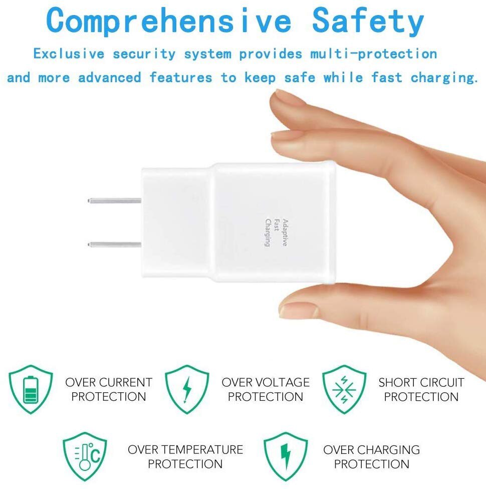 10 Stks/partij 9V1.67A 15W Usb Adaptieve Fast Charger Quick Charge Adapter Voor Samsung Galaxy S20 S10 S10E S9 S8 plus Note 8 9 10 5