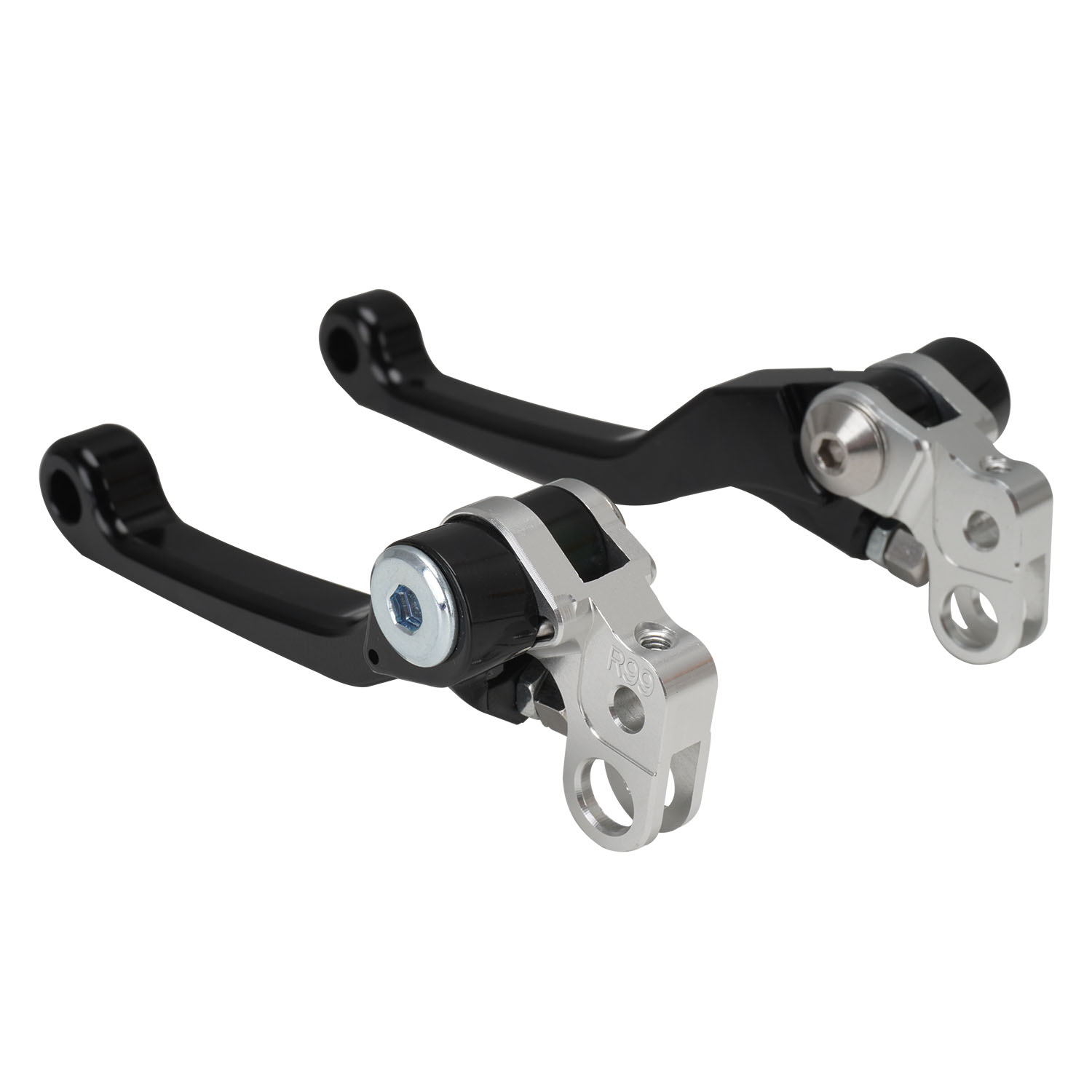 Palancas de freno de pivote ajustables para motocicleta, mango para vehículo todoterreno eléctrico Sur Ron Light Bee S X Segway X160 X260: Negro