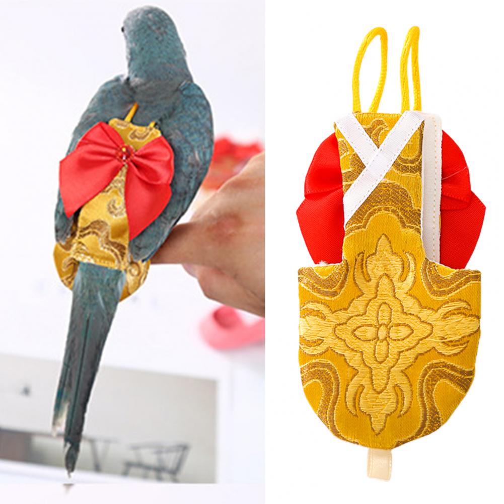Wasbare Duurzaam Papegaai Vogel Nappy Kleding Te Dragen Vogel Luier Strik Pet Accessoires
