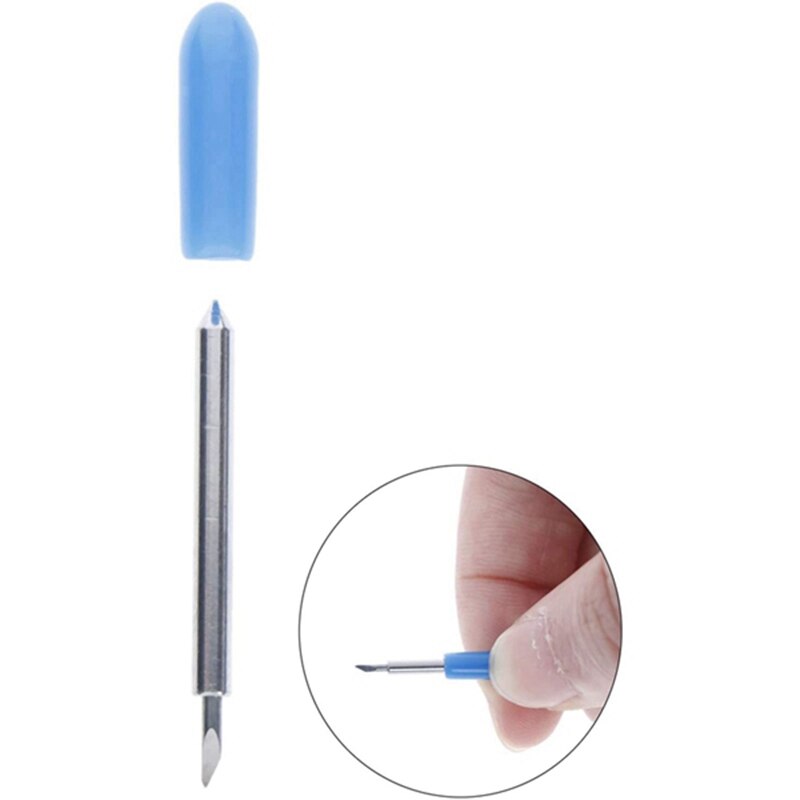 15Pcs Replacement Deep Cut Blade+Housing Deep-Point DeepCut Blade ,Explore Air and Air 2 Cutting Plotter